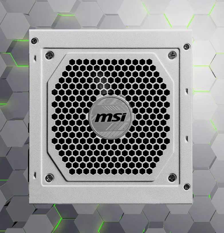MSI MAG A850GL 850W White Gaming PSU ATX 3.1 | Evetech