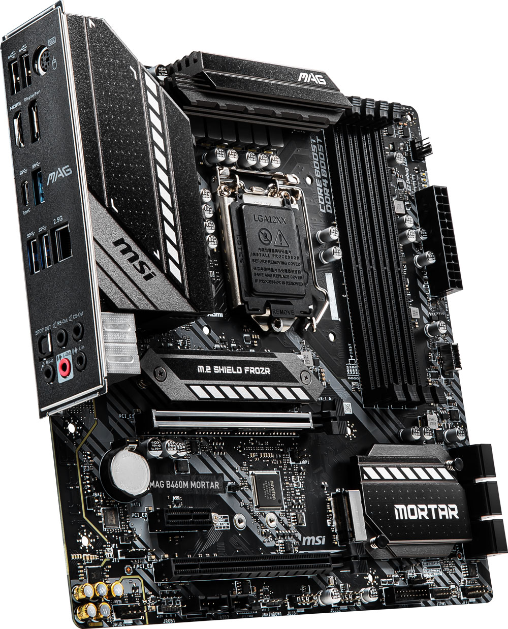 Msi Mag B460m Mortar Micro Atx Lga1200 Motherboard MSI MAG