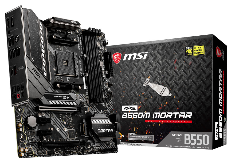 MSI MAG B550M MORTAR AMD Ryzen Motherboard - Best Deal - South