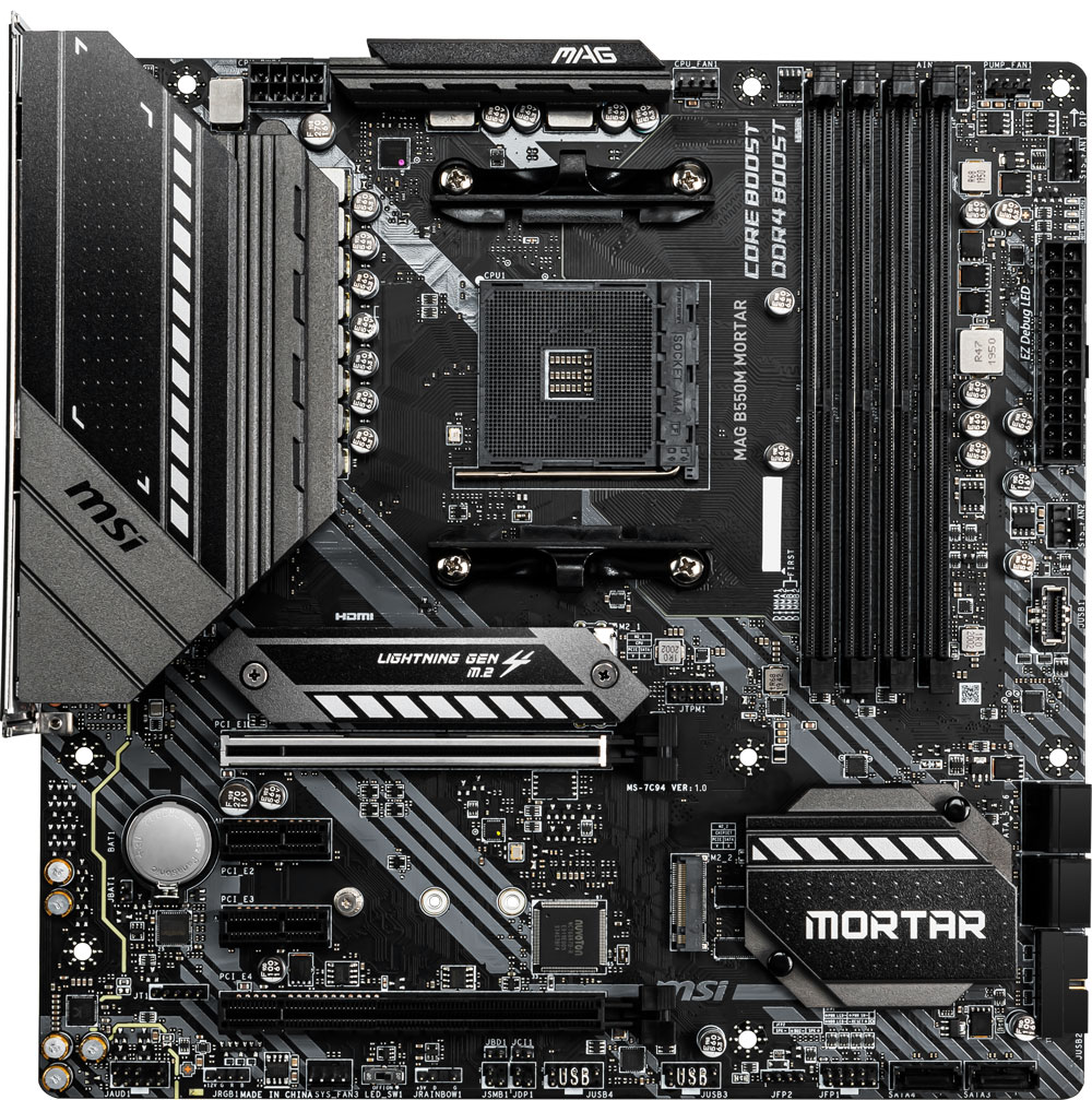 MSI MAG B550M MORTAR AMD Ryzen Motherboard - Best Deal - South