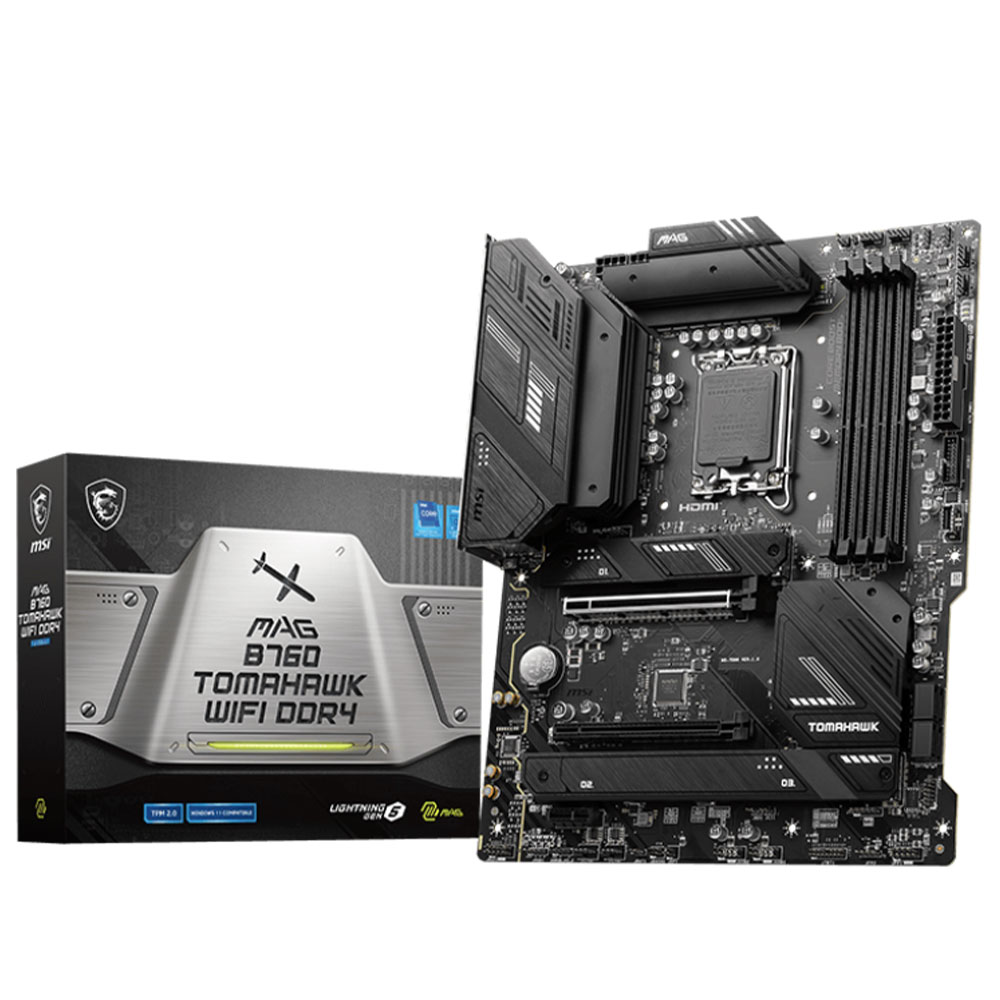 MSI MAG B760 Tomahawk Wi Fi DDR4 ATX Motherboard