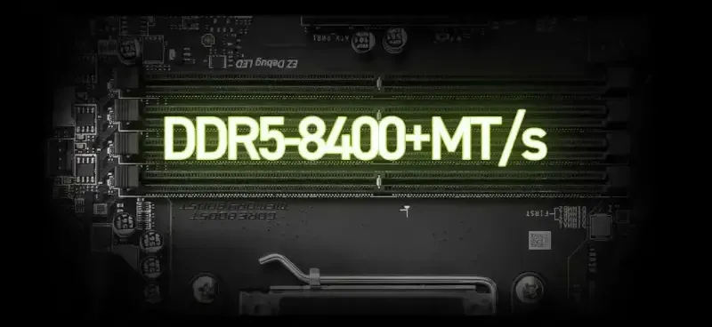 MSI MAG B850 Tomahawk MAX with DDR5 Memory Support