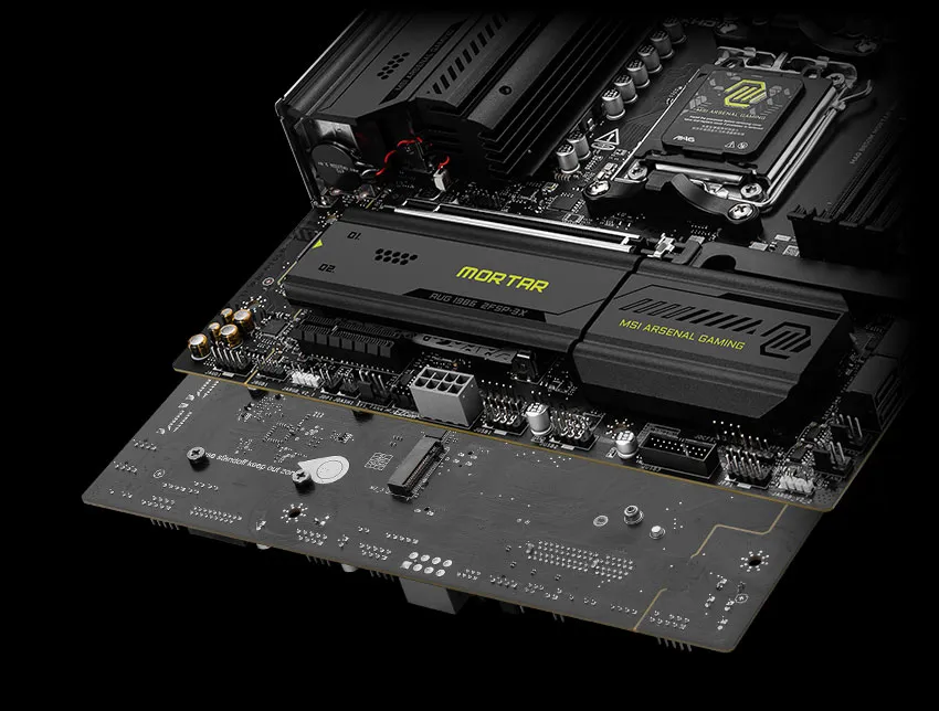 MSI MAG B850M Mortar WiFi mATX Motherboard — AMD Ryzen Ready | Evetech