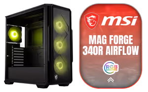 msi-mag-forge-340r-airflow-mid-tower-gaming-case - Image 1