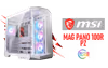 MSI MAG PANO 100R PZ White Mid-Tower Gaming Case - image 1
