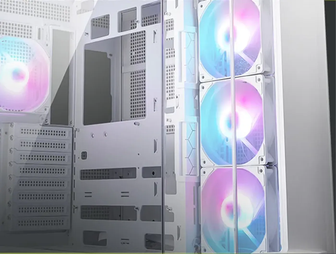 MSI MAG PANO 100R with pre-installed ARGB cooling fans