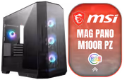 MSI MAG PANO M100R PZ Open Box Case — 270° Panoramic, 4 Fans - image 1