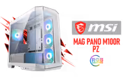 MSI MAG PANO M100R PZ White M-ATX Gaming Case - image 1