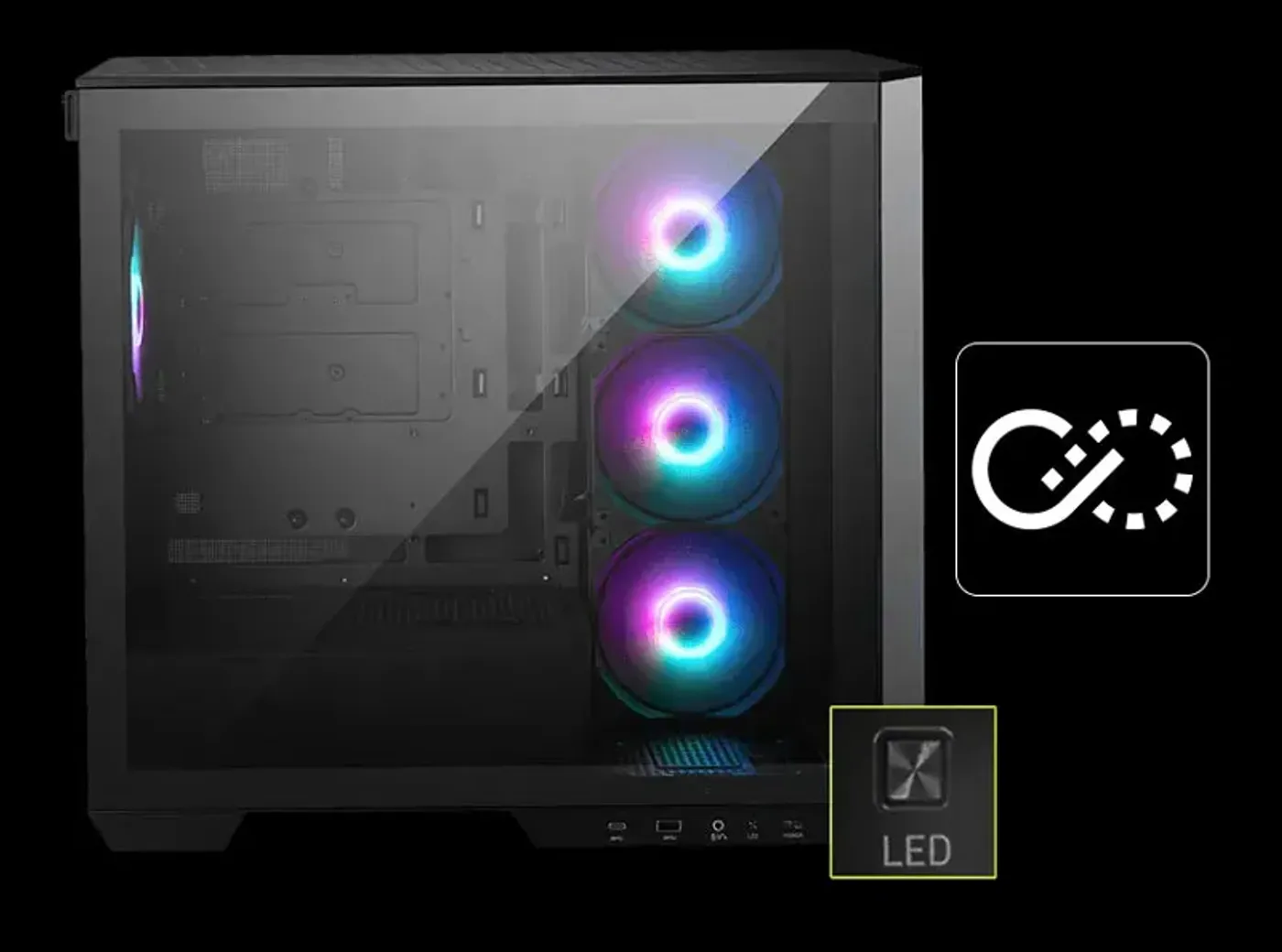 Insta-Light Loop button on the black MAG PANO M100R PZ