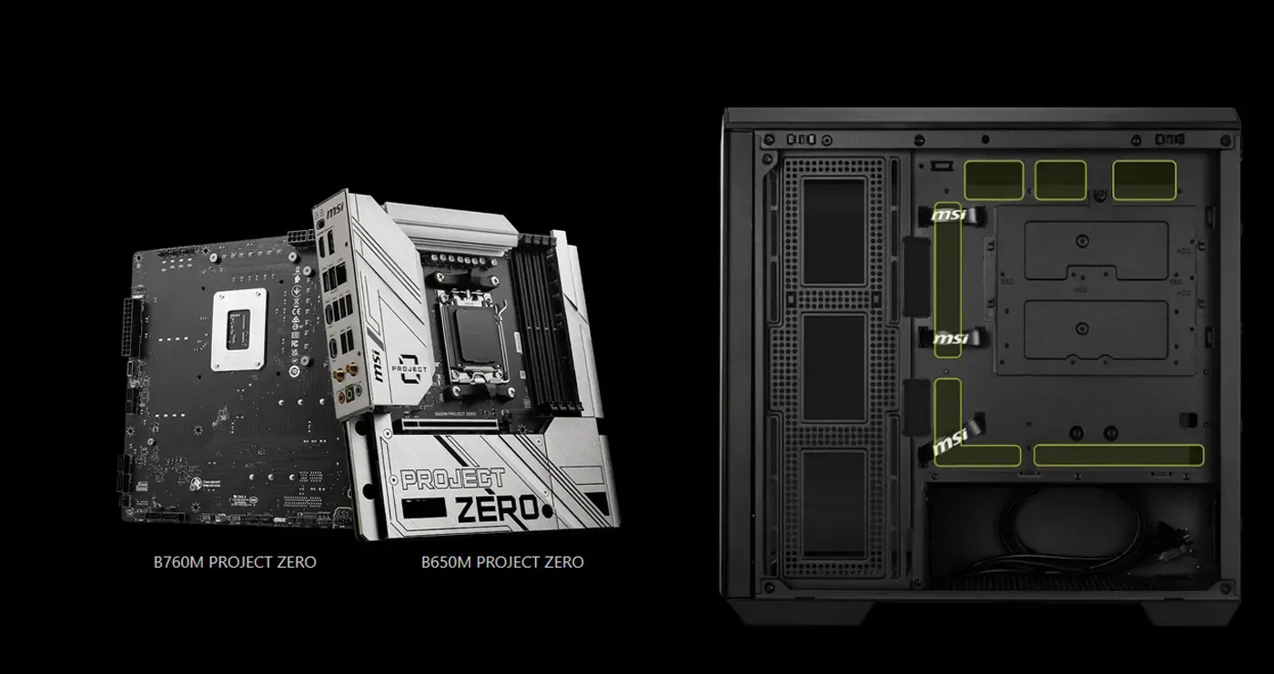 Cable-free interior view of the black MAG PANO M100R PZ
