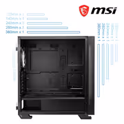 MSI MAG VAMPIRIC 300R Mid Tower Case — Tempered Glass, ARGB - image 7