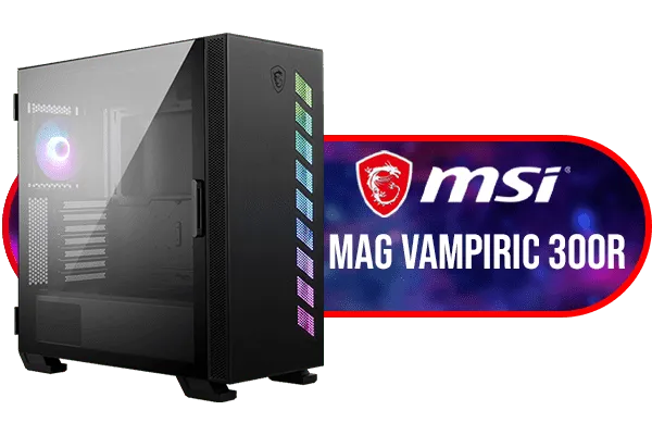 MSI MAG VAMPIRIC 300R Gaming Case - Black