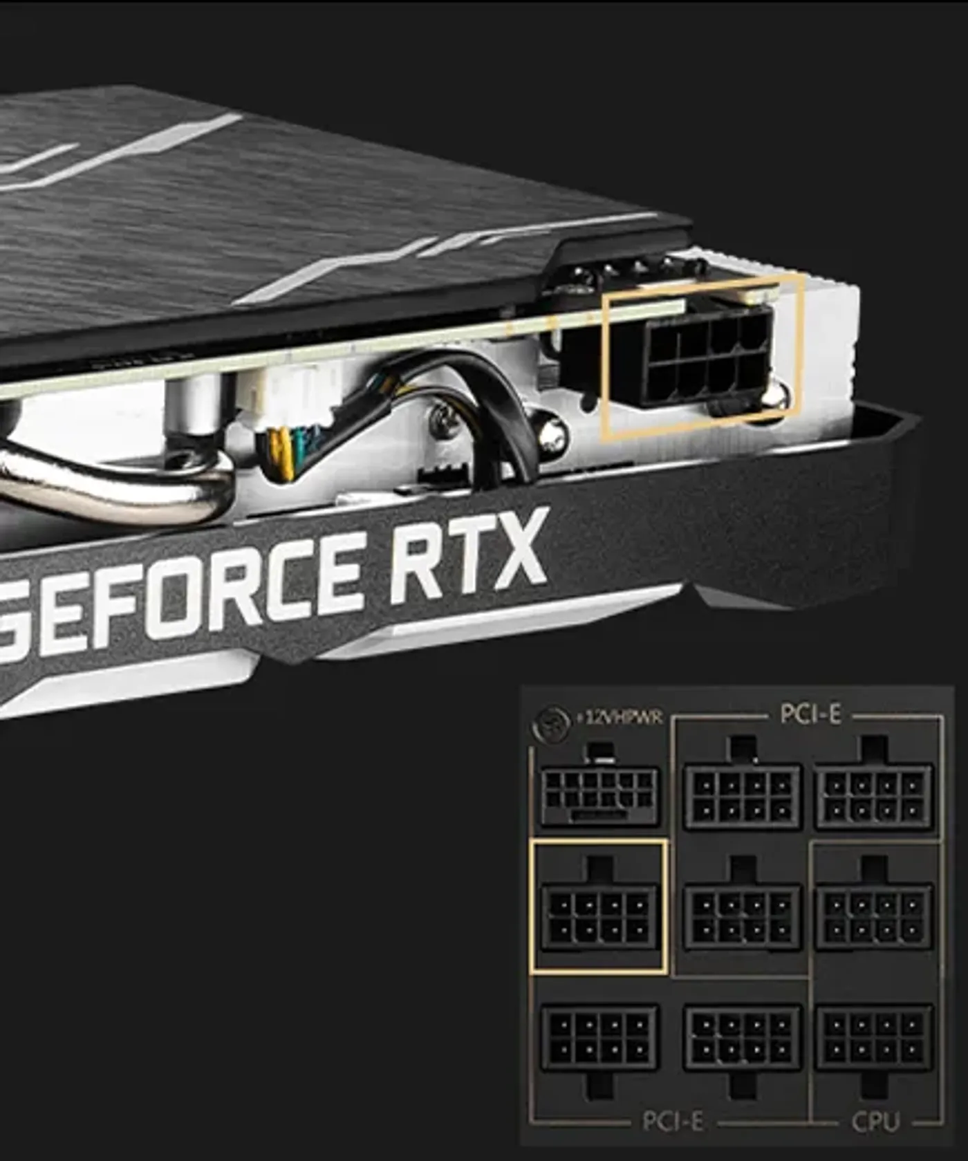 Single VGA power connector option for the MSI MEG Ai1300P