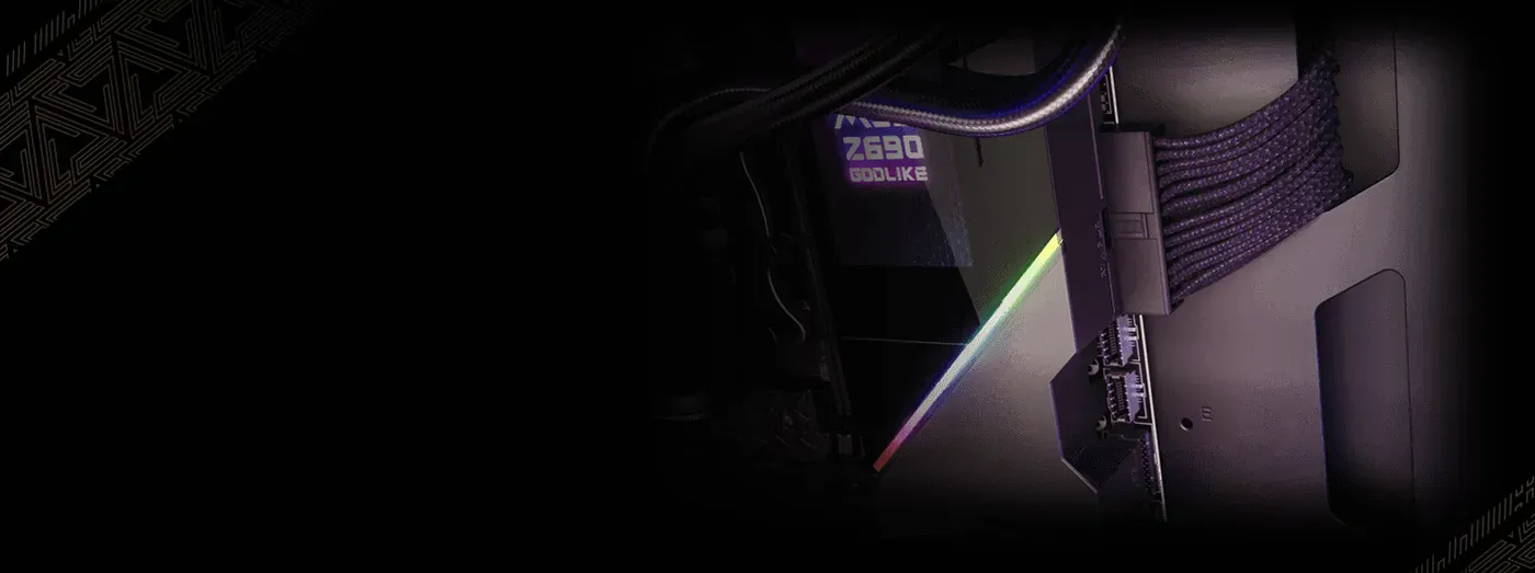 Triple-layer sleeved cables supplied with the MSI MEG Ai1300P