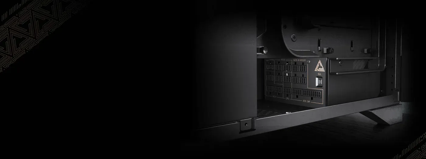 Fully modular connector panel on the MSI MEG Ai1300P