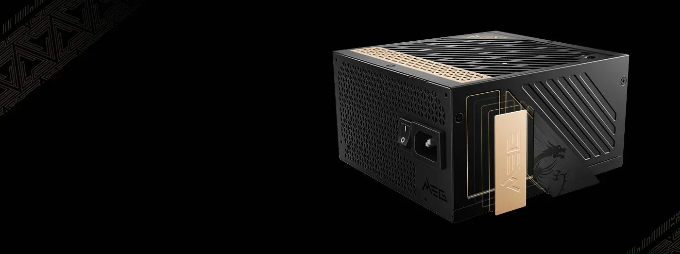 Adjustable magnetic mark plates on the MSI MEG Ai1300P