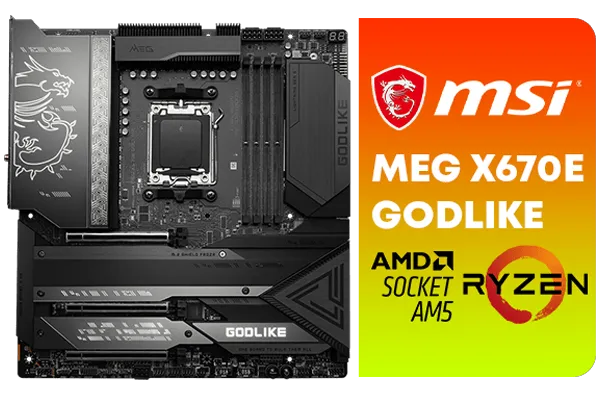 MSI MEG X670E GODLIKE AMD AM5 Motherboard