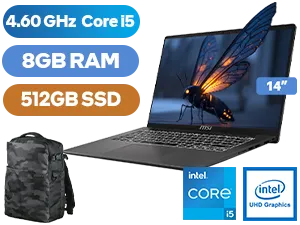 MSI Modern 14 8GB/512GB Core i5