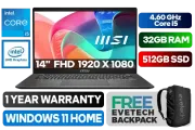 MSI Modern 14 F13MG Intel® Core™ i5 Professional Laptop With 32GB RAM - image 1