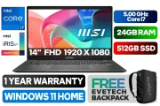 MSI Modern 14 F13MG Intel® Core™i7 Professional Laptop With 24GB RAM - image 1