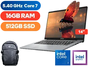 MSI Modern 14 F1MG-438ZA Intel Core 7 Professional Laptop - Image 1