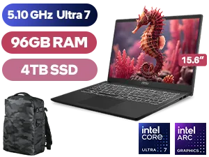 MSI Modern 15 H AI C2HMG 96GB/4TB