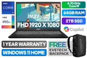MSI Modern 15 H B13M-030ZA Intel Core i9 Professional Laptop With 64GB RAM & 2TB SSD - image 1