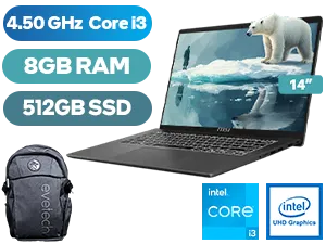 MSI Modern 15 F13MG 8GB/512GB Core i3