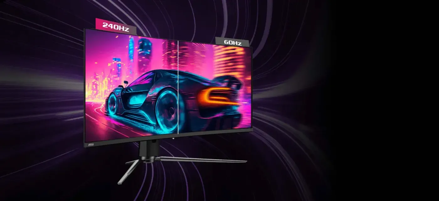 MSI MPG 491CQPX 240Hz Ultra-Fast Gaming Monitor with High Refresh Rate