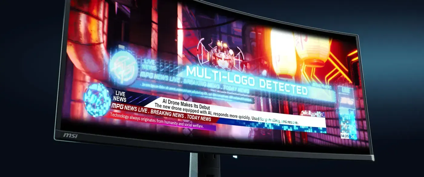 Multi-Logo Detection on Gaming Monitor with Burn-In Prevention Technology