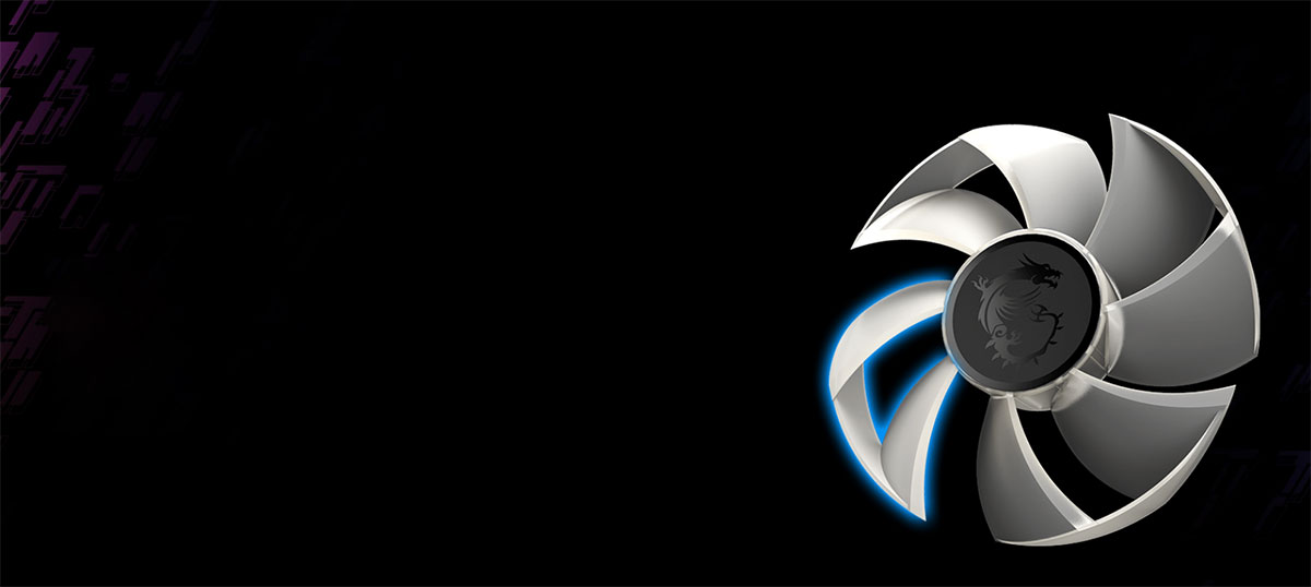Detailed view of MSI TORX FAN 4.0