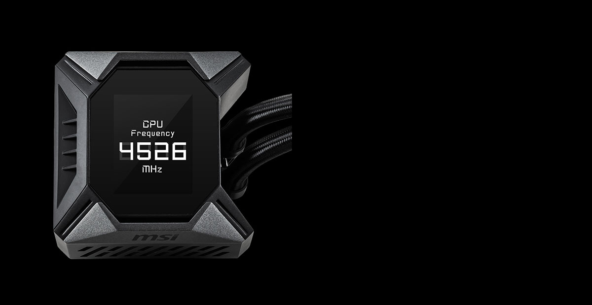 MSI MPG CoreLiquid K240 V2 with LCD Display features