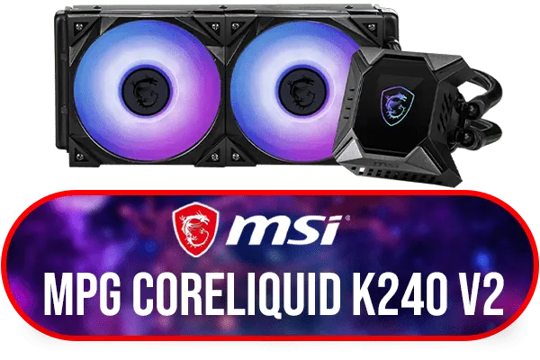 MSI MPG CoreLiquid K240 V2 ARGB CPU Liquid Cooler