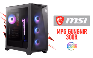MSI MPG GUNGNIR 300R Airflow Mid-Tower Gaming Case - image 1