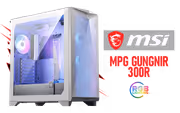 MSI MPG GUNGNIR 300R Airflow White Mid-Tower Case - image 1