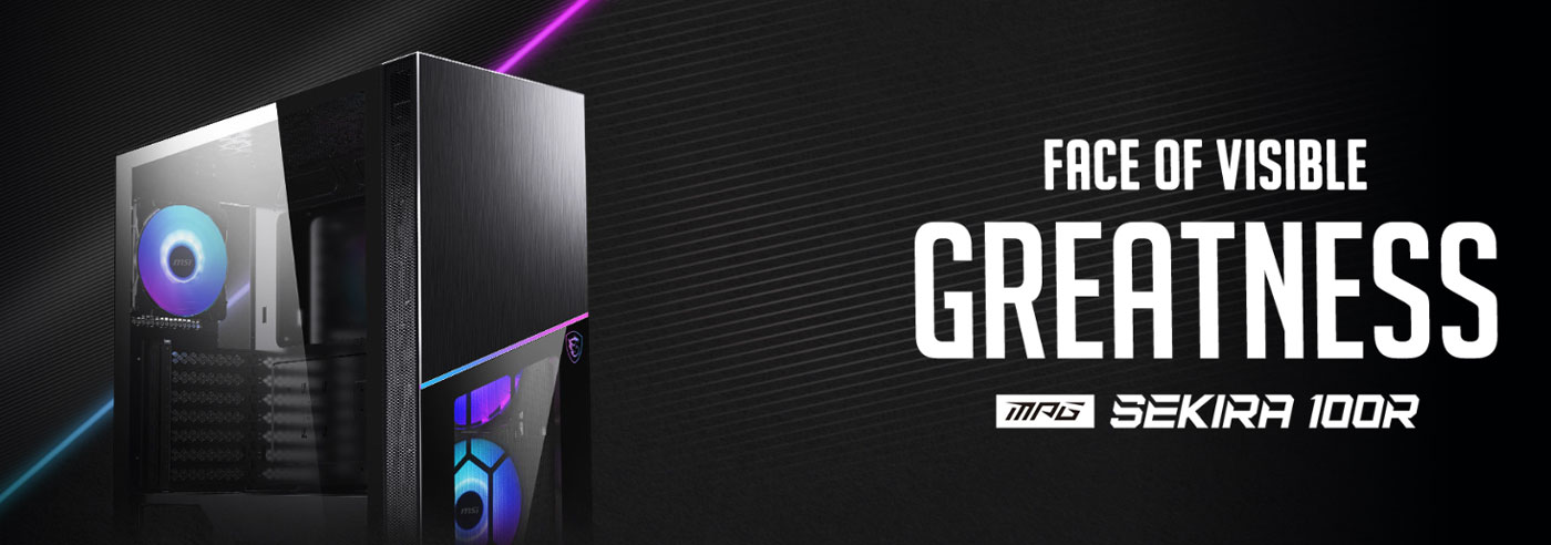 MSI MPG SEKIRA 100R Gaming Case Overview