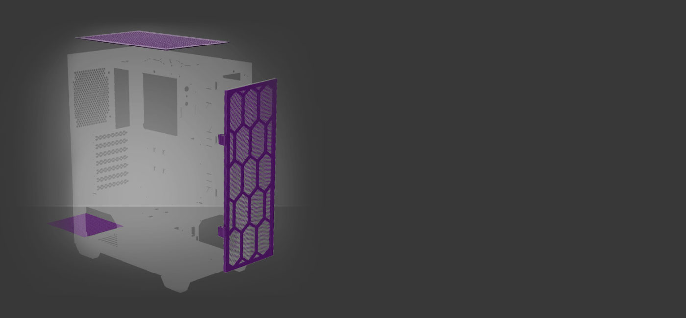 Dust Filters for MSI MPG SEKIRA 100R