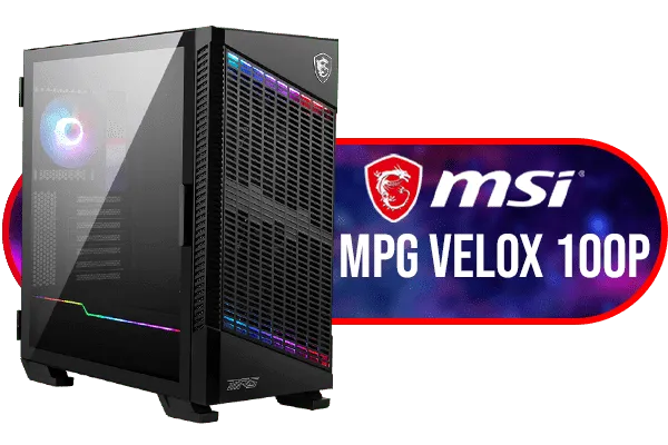 MSI MPG VELOX 100P Tempered Glass Gaming Case