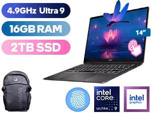 Prestige 14 Flip AI+ D3MTG Intel Core Ultra 9  | MSI 16GB/2TB | OLED Touch Ultrabook - Image 1