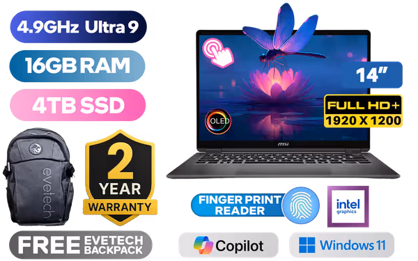 MSI Prestige 14 Flip AI+ D3MTG 16GB/4TB - image 1 MSI Prestige 14 Flip AI+ D3MTG 16GB/4TB - image 1