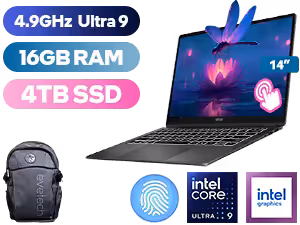 Prestige 14 Flip AI+ D3MTG Intel Core Ultra 9  | MSI 16GB/4TB | AI 2-in-1 Laptop - Image 1