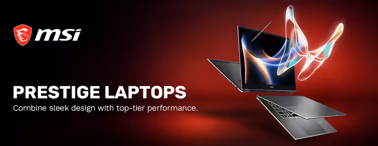 MSI Prestige Series Laptop Deals - Premium Performance & Style