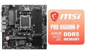 msi-pro-b650m-p-matx-ddr5-am5-motherboard msi-pro-b650m-p-matx-ddr5-am5-motherboard - Image 1
