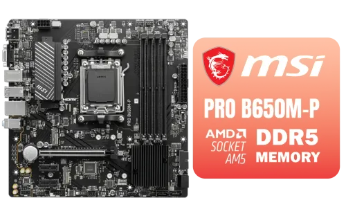 msi-pro-b650m-p-matx-ddr5-am5-motherboard - Image 1