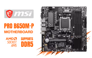 msi-pro-b650m-p-matx-ddr5-am5-motherboard - Image 1