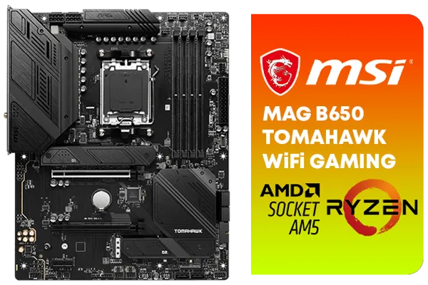 MSI MAG B650 Tomahawk WiFi Ryzen Motherboard