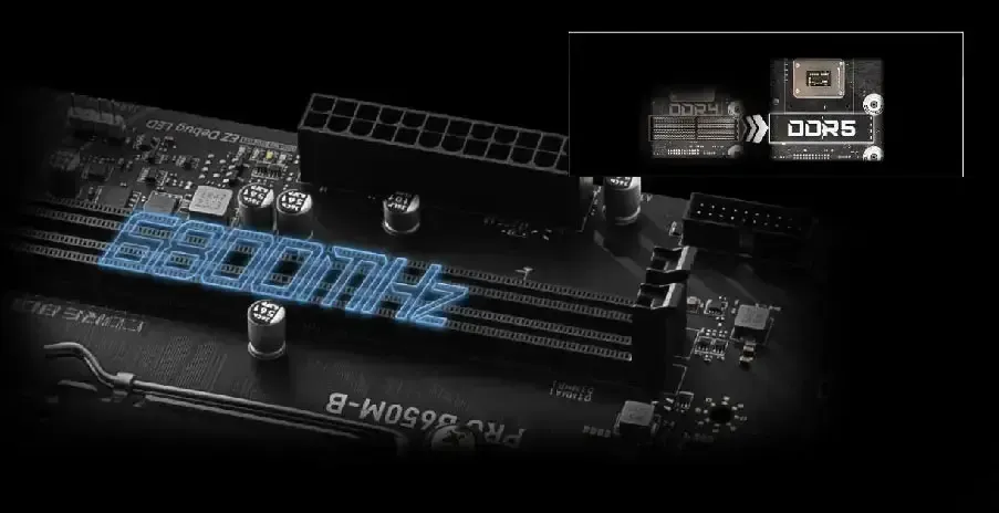 MSI DDR5 Memory Support