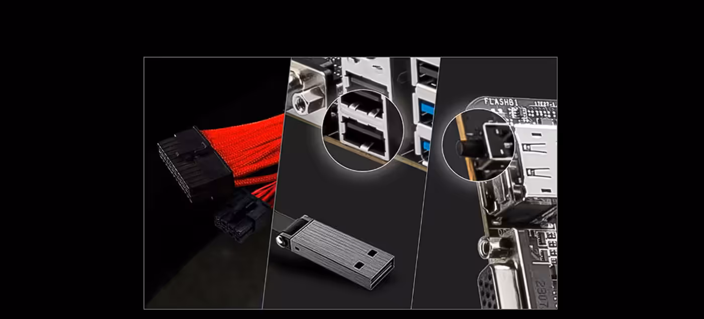 System recovery interface for addressing BIOS issues on the MSI motherboard