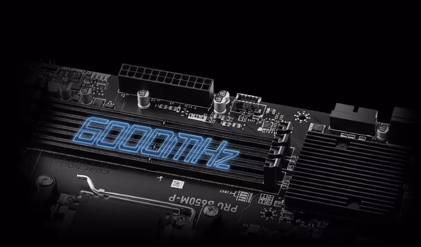 DDR5 memory slots featuring SMT welding for enhanced performance