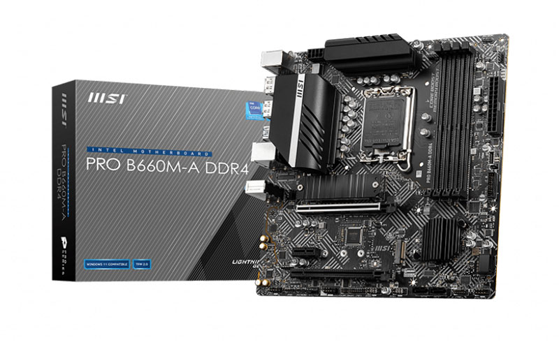 MSI PRO B660M-A DDR4 Intel Motherboard - Best Deal - South Africa